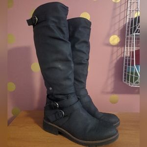 Sun + Stone Brinley Strapped Lug-sole Boots